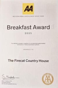 AA Breakfast Award 2025 awarded to The Firecat