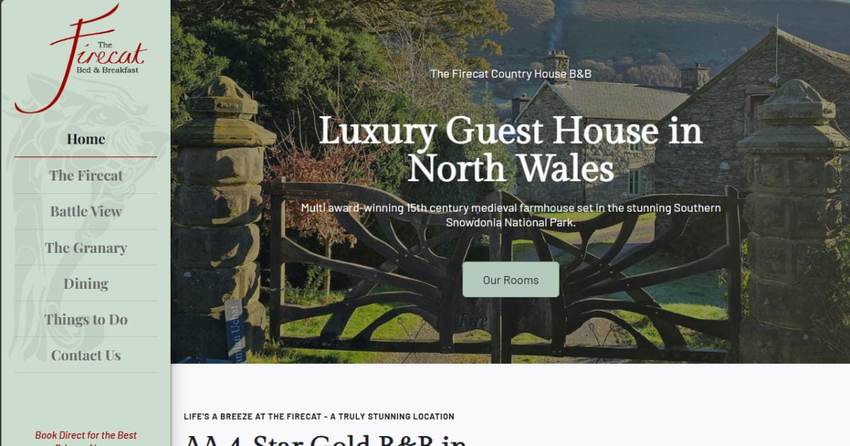 The Firecat Country House B&B in Mallwyd, United Kingdom
